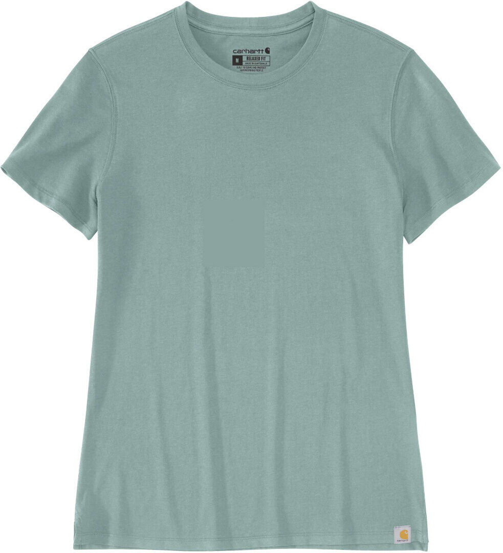 Carhartt Relaxed Fit Lightweight Crewneck Camiseta de damas - Verde (XL)