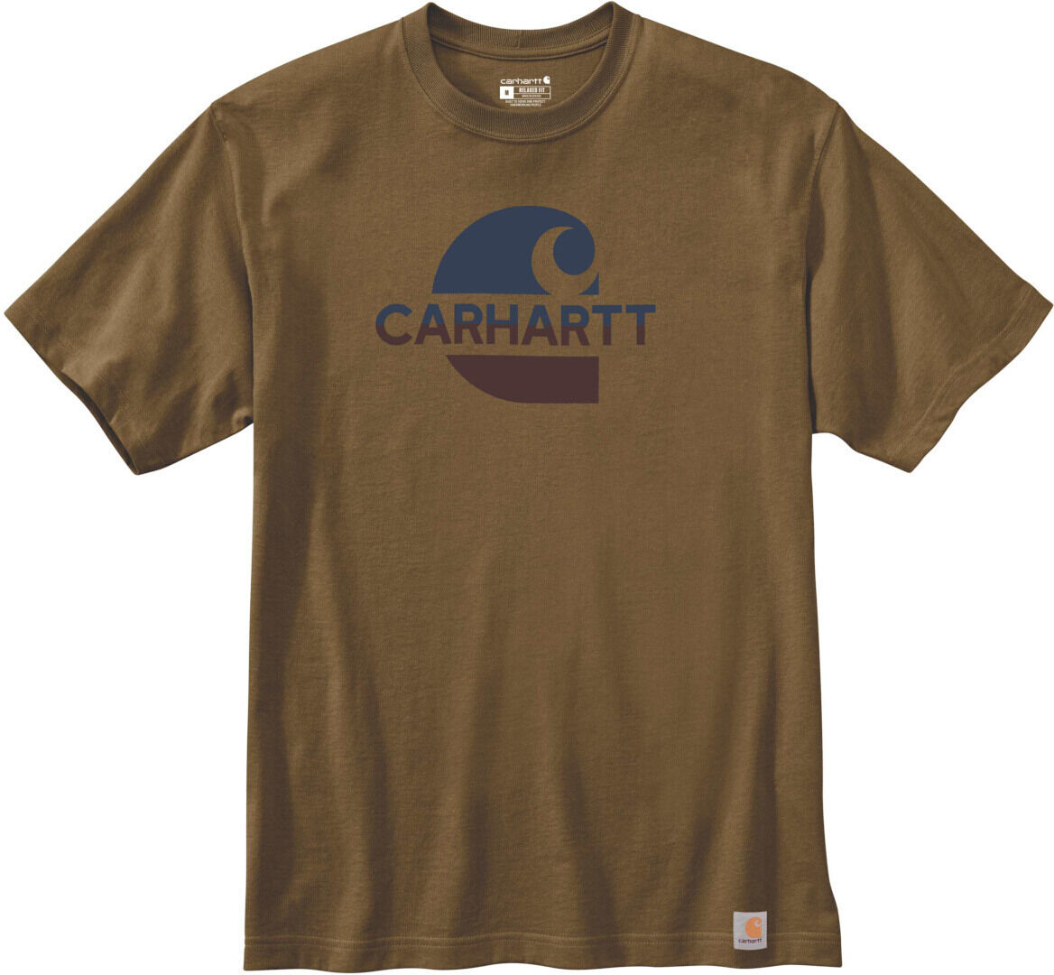 Carhartt Relaxed Fit Heavyweight C Graphic Camiseta - Verde (S)