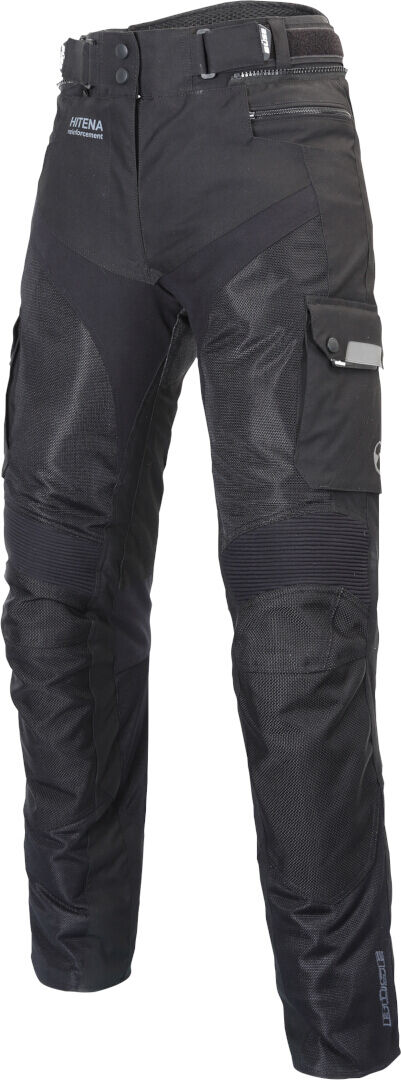 Büse Livorno Ladies Pantalones textiles de motocicleta para damas - Negro (34)