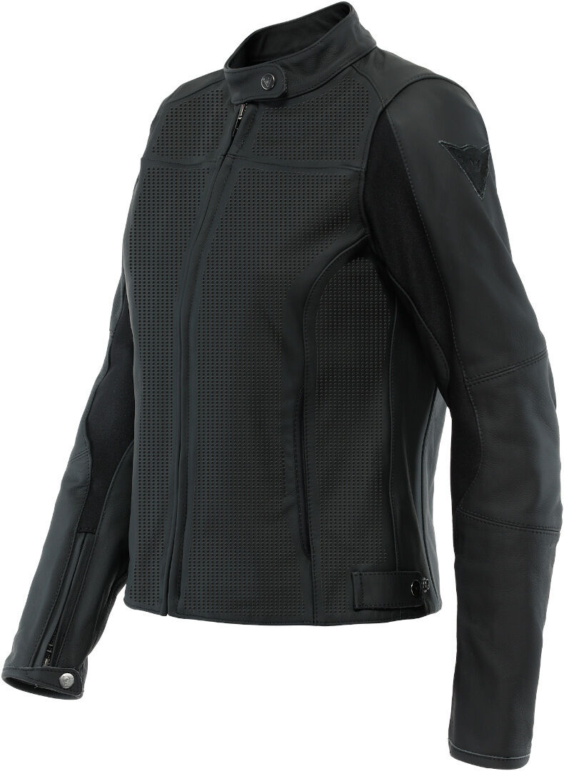 Dainese Razon 2 chaqueta de cuero perforada para damas - Negro (40)