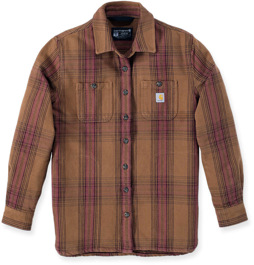 Carhartt Loose Fit Heavyweight Twill Camisa Damas - Marrón