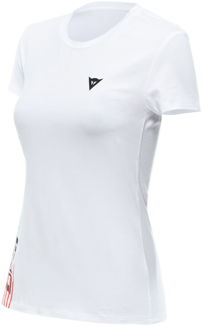 Dainese Logo Camiseta de mujer - Negro Blanco (3XL)