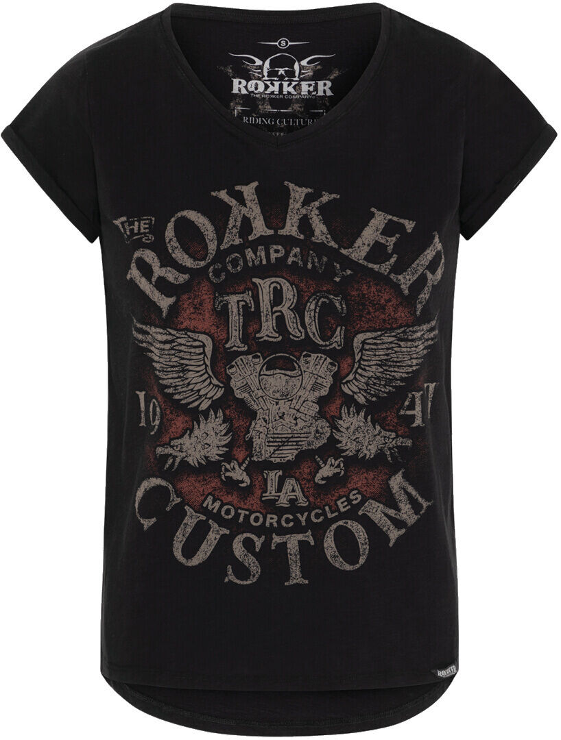 Rokker Custom Camiseta de mujer - Negro (XS)