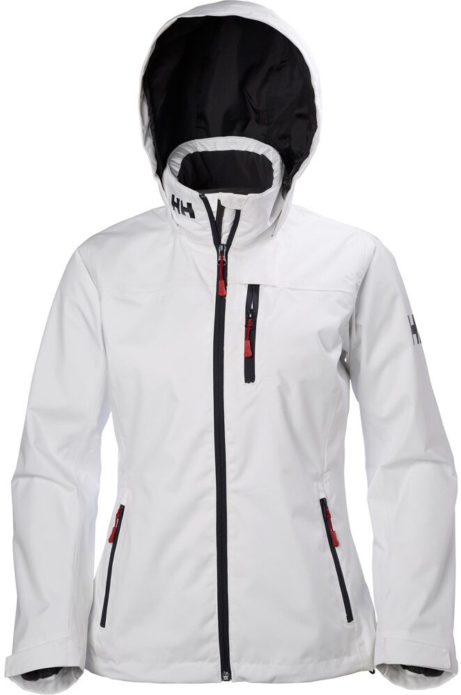 Helly Hansen crew hooded midlayer chaqueta impermeable mujer Blanco (XS)