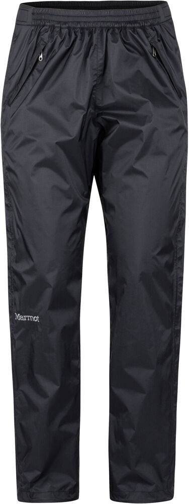 Marmot precip eco full zip long pantalón impermeable mujer Negro (XS)