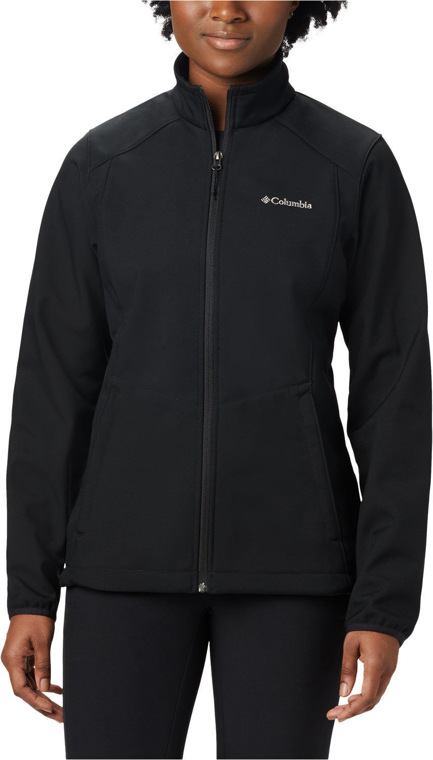 Columbia kruser ridge ii softshell chaqueta softshell mujer Negro (S)