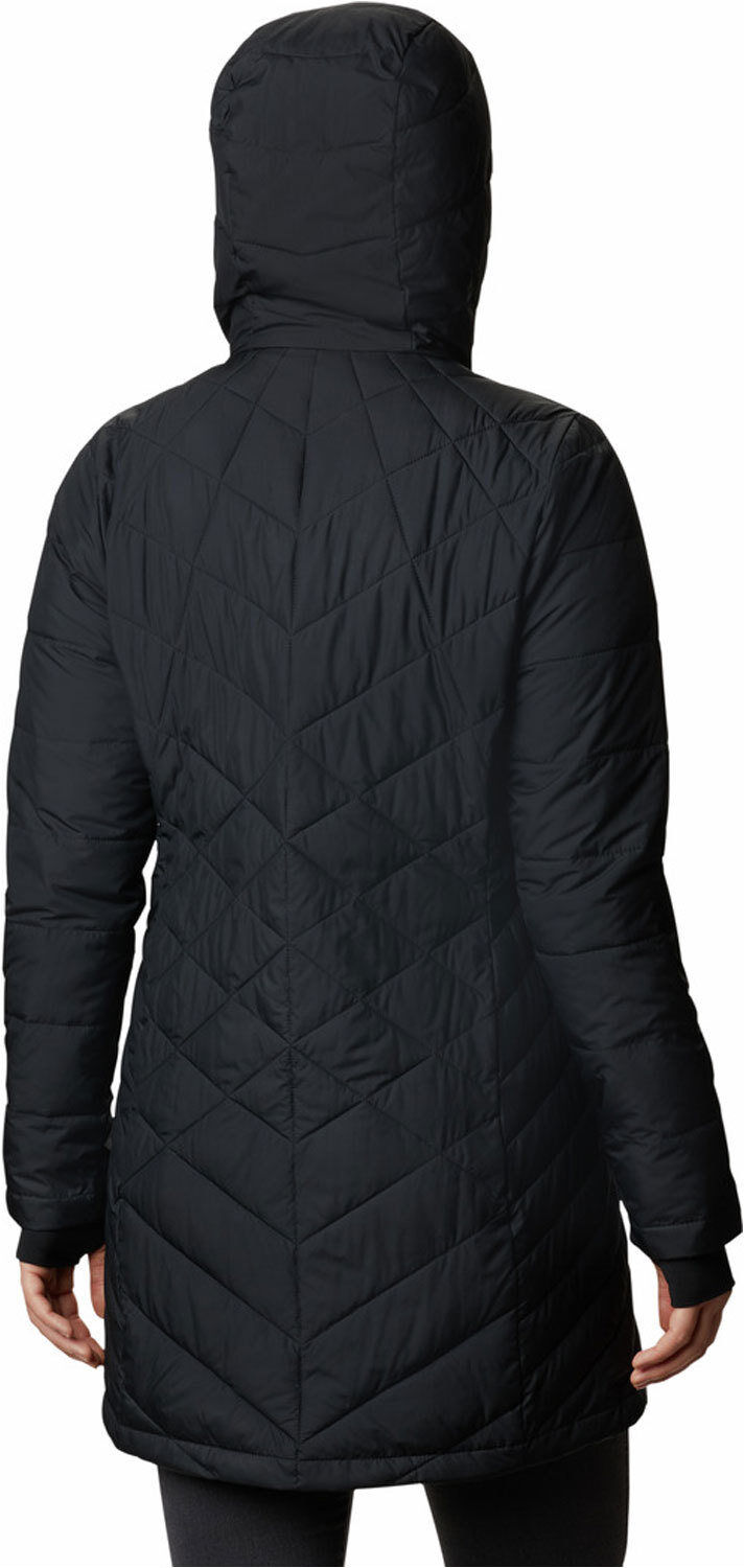 Columbia heavenly long hdd chaqueta outdoor mujer Negro (XS)