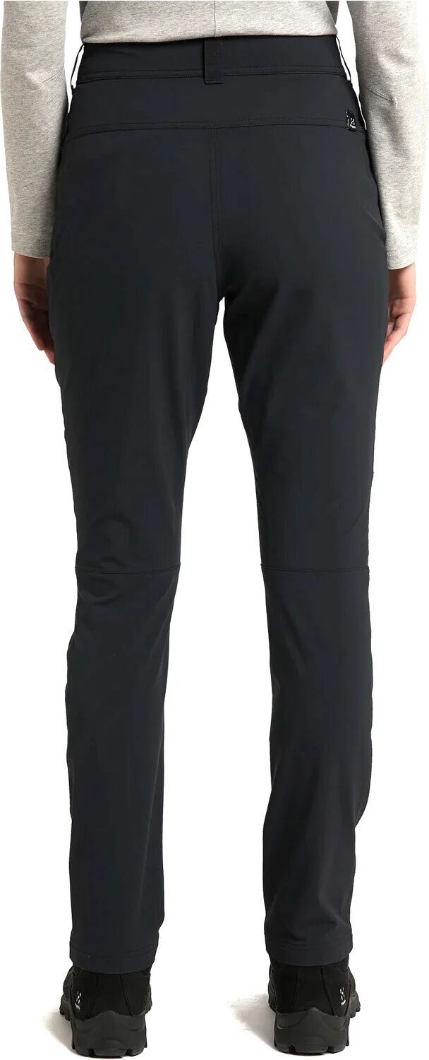 Haglofs morän softshell slim pant pantalón montaña mujer Negro (36)