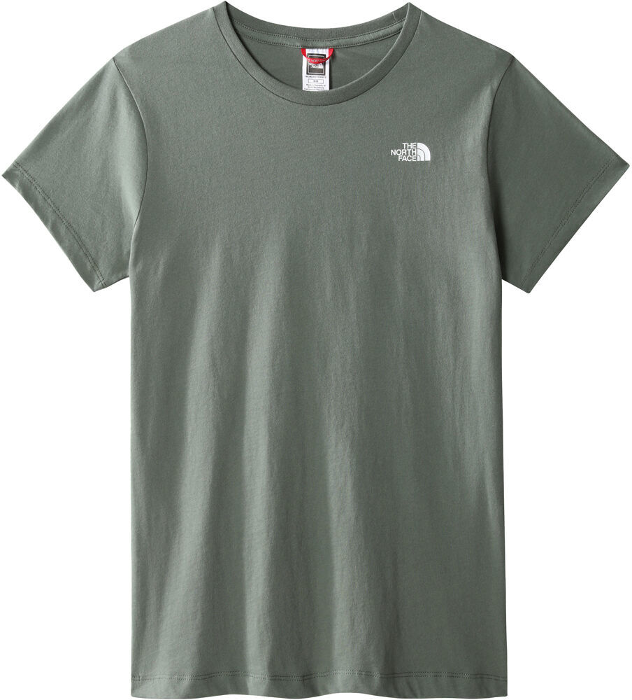 The North Face simple dome camiseta montaña manga corta mujer Verde (XL)