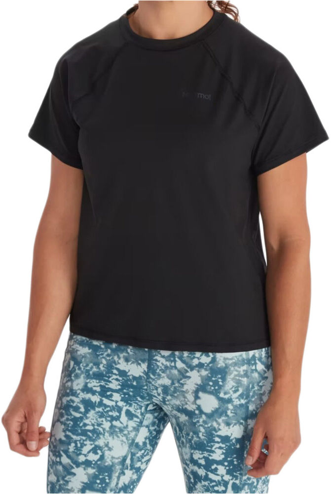 Marmot windridge camiseta montaña manga corta mujer Negro