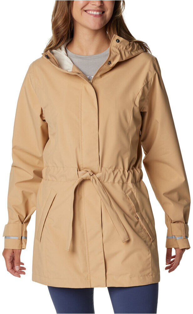 Columbia here and there trench ii chaqueta impermeable mujer Marron (XS)