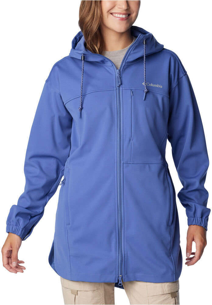 Columbia flora park chaqueta softshell mujer Morado (S)