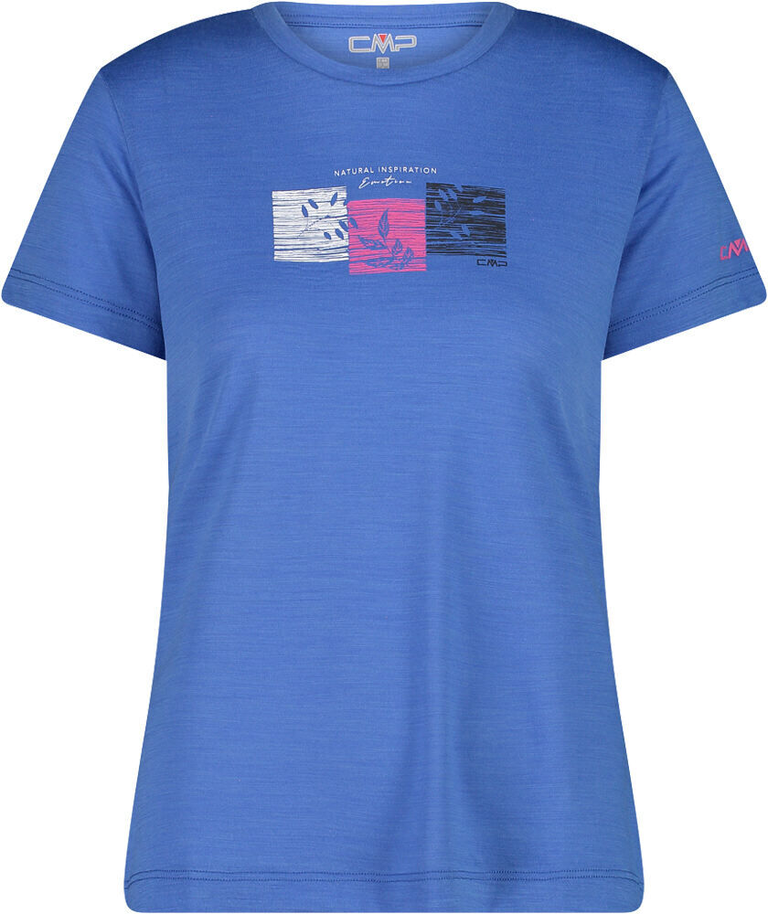 Cmp woman t-shirt camiseta montaña manga corta mujer Azul (34)