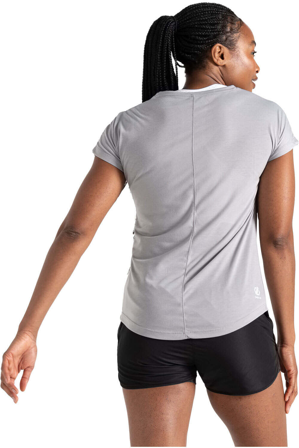 Dare2b calm camiseta montaña manga corta mujer Gris (18)