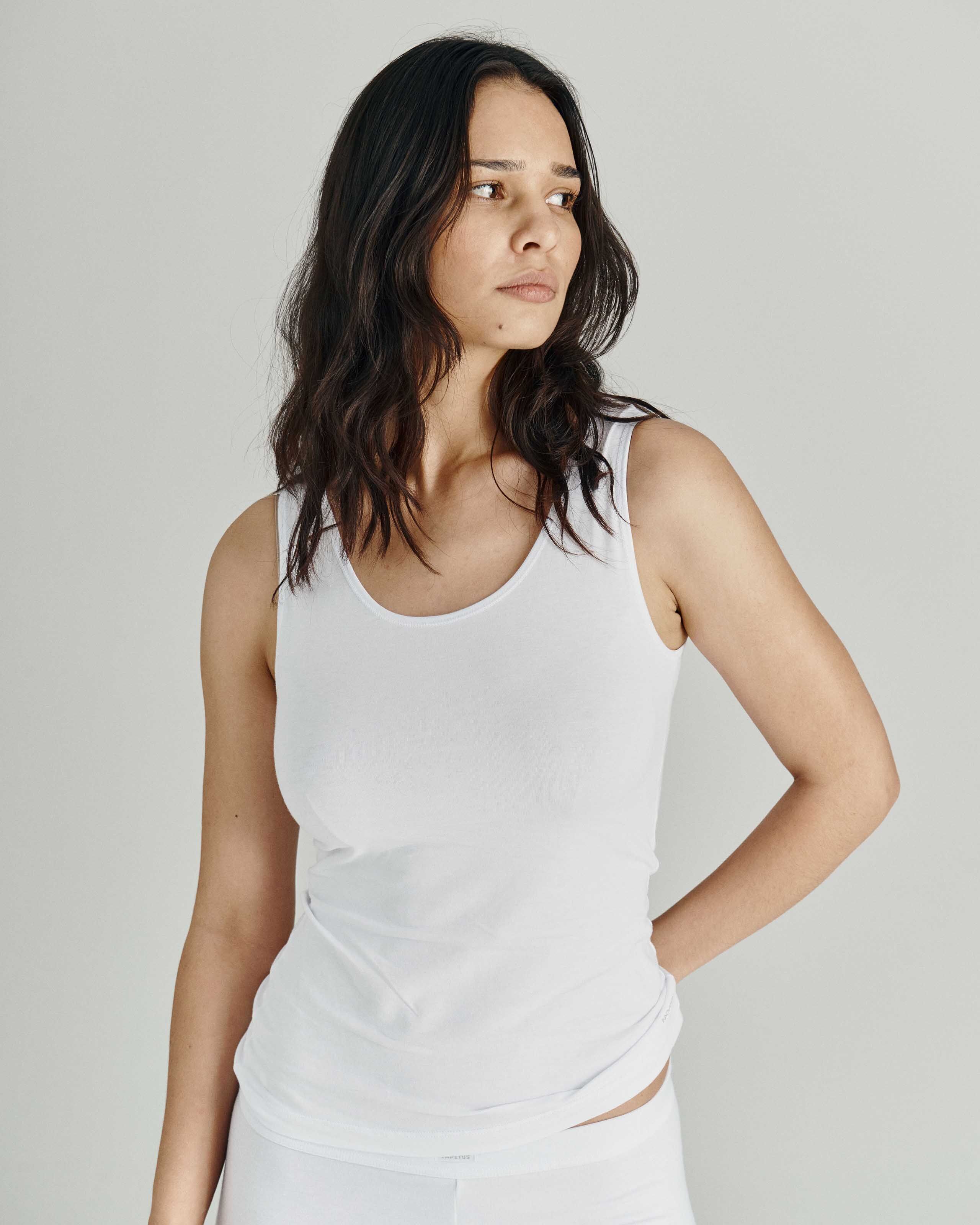 IMPETUS Camiseta sin mangas de mujer Thermo BLANCO