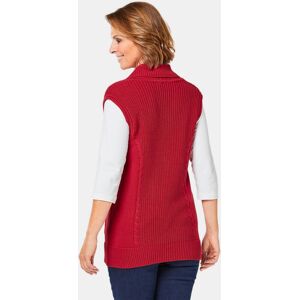 Goldner Fashion Neuleliivi - rot - Gr. 44  Damen