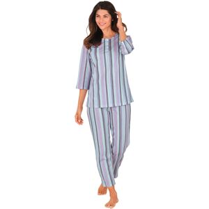 Goldner Fashion Raidallinen pyjaman yläosa - kermanvalkoinen / sireeni / vaaleansininen / raidall. - Gr. 22/23