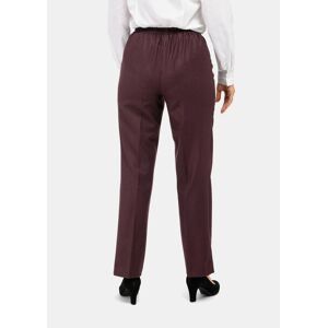 Goldner Fashion Klassiset villakangashousut MARTHA - bordeaux / meleerattu - Gr. 23  Damen