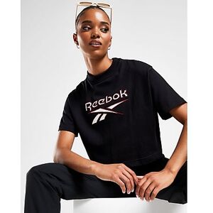 Reebok Cropattu t-paita Naiset, Black  - Black - Size: Small