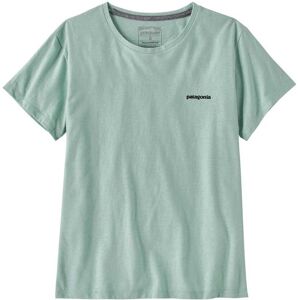 Patagonia Naisten P-6 Logo Responsibili-T-paita - kierrätettyä puuvill  - Wispy Green - female - Size: S