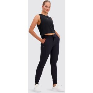 GYMNATION naisten Training Joggerssit - Oeko-Tex sertifioitu materiaali  - Black - female - Size: XS