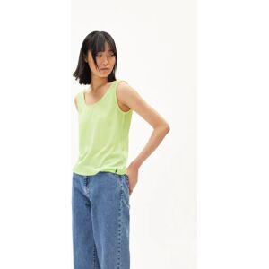 Armedangels Naisten Minaami toppi - Tencel Lyocell & luomupuuvillaa  - Light lime - female - Size: L