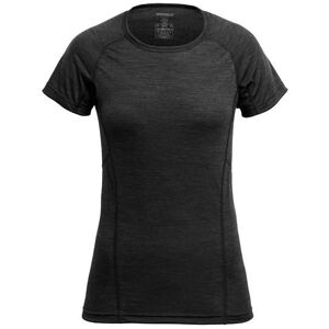 Devold Naisten Merinovillainen juoksu-t-paita  - Anthracite - female - Size: L