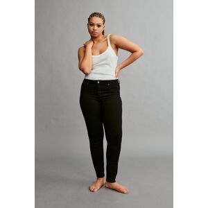 Gina Tricot - Molly low waist jeans - Highwaist farkut - Black - S - Female - Black - Female