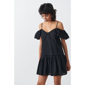 Gina Tricot - Boho dress - midimekot - Black - M - Female - Black - Female