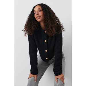 Gina Tricot - Soft jacket - takit - Black - XL - Female - Black - Female