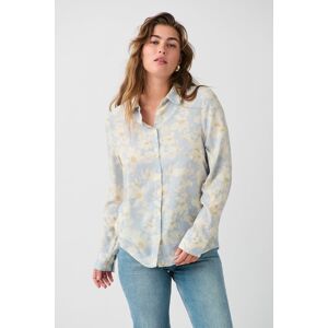 Gina Tricot - Viscose shirt - Paitapuserot - Yellow - M - Female - Yellow - Female