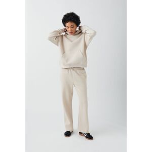 Gina Tricot - Basic straight sweatpants - Collegehousut - Beige - XXS - Female - Beige - Female