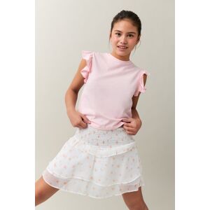 Gina Tricot - Y frill skirt - Hameet - Pink - 158/164 - Female - Pink - Female
