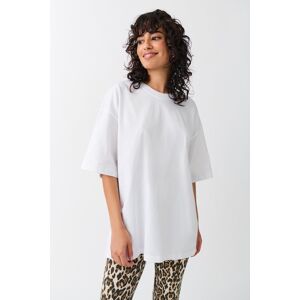 Gina Tricot - Oversized tee - t-paidat - White - S - Female - White - Female