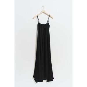 Gina Tricot - Tall flowy maxi dress - maksimekot - Black - M - Female - Black - Female