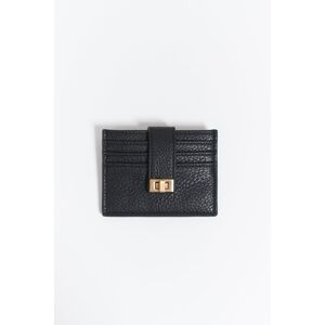 Gina Tricot - Twist lock card holder - Laukut & lompakot - Black - ONESIZE - Female - Black - Female