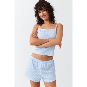 Gina Tricot - Soft pyjamas shorts - pyjamat - Blue - S - Female - Blue - Female