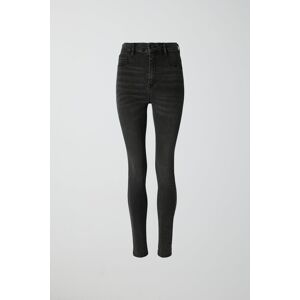 Gina Tricot - Molly high waist jeans - Highwaist farkut - Grey - XS - Female - Grey - Female