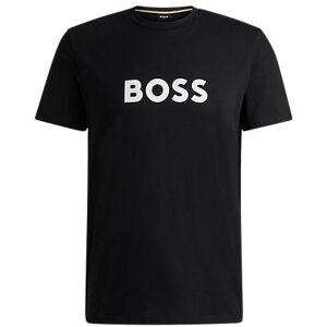 Boss Cotton-jersey regular-fit T-shirt with SPF 50+ UV protection