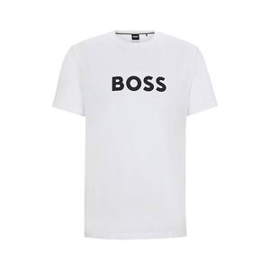 Boss Cotton-jersey regular-fit T-shirt with SPF 50+ UV protection