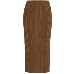 Boss Knitted pencil skirt with ribbed structure