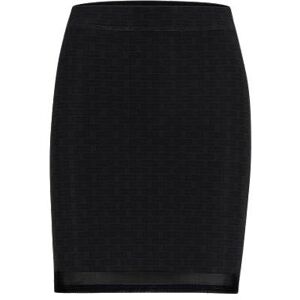 HUGO Slim-fit mini skirt in logo mesh