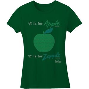 The Beatles T-Shirt # S Green Femmina # a Is for Apple