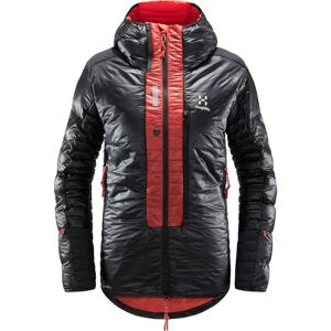 Haglöfs Women's L.I.M ZT Down Jacket - Musta / Punainen - S