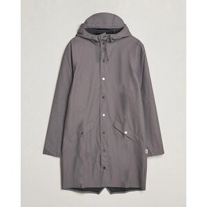 RAINS Long Jacket Grey - Harmaa - Size: W29 W30 W31 W32 W33 W34 W36 - Gender: men