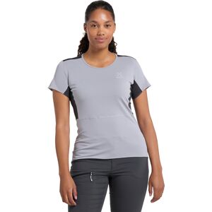 Haglöfs L.I.M Crown Tee Women Concrete/Magnetite  - Size: S