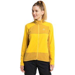 Haglöfs Buteo Mid Jacket Women Pumpkin Yellow/Autumn Leaves  - Size: XS