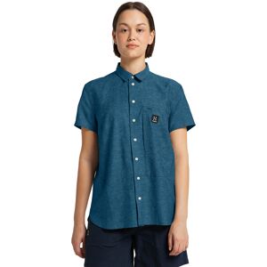 Haglöfs Dal SS Shirt Women Dark Ocean  - Size: S