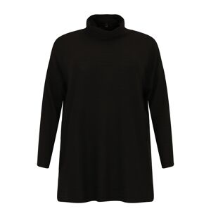 Yoek (YK) Pullover high neck RIB black (210) 42/44 (42/44) Women