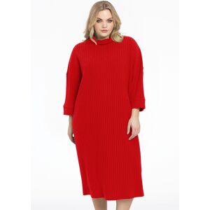 Yoek (YK) Pullover-dress RIB red (260) 58/60 (58/60) Women